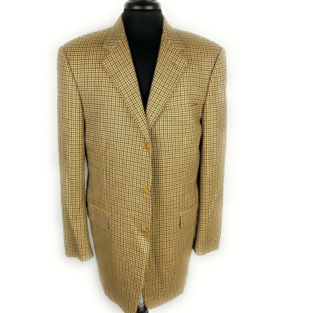 Hickey Freeman Bespoke Cashmere Jacket Blazer 42L